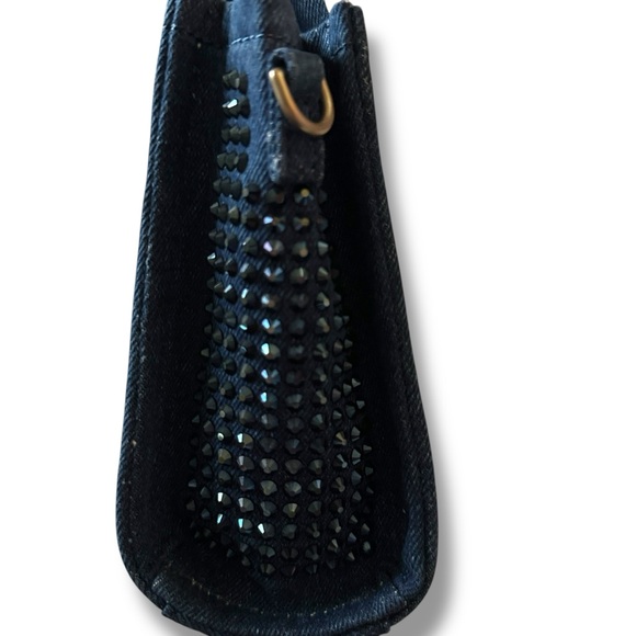 Marc Jacobs The Crystal Denim Blue Small Tote Bag NWT MINI 2 Crossbody Dustbag - Picture 8 of 13